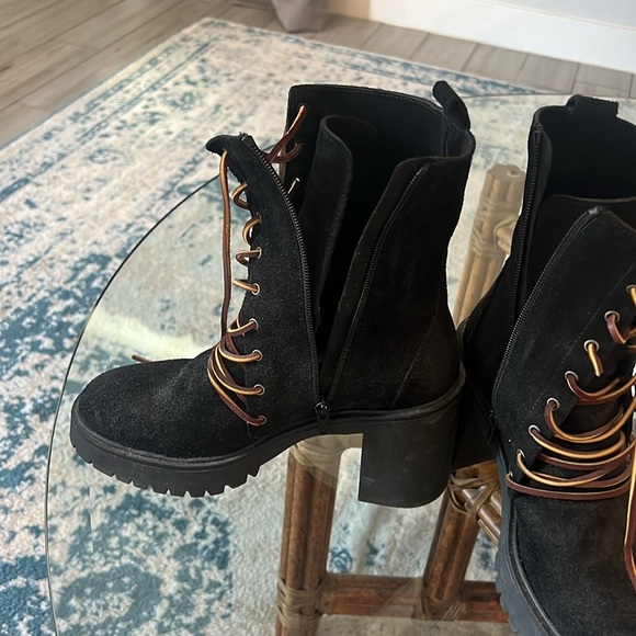 Dylan lace up free people black boots - Picture 5 of 8